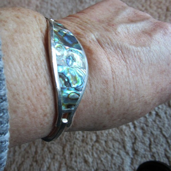 Alpaca Mexican Cuff Bracelet - Picture 2 of 5